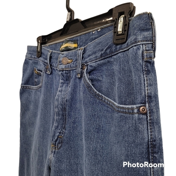 Lee Regular Fit Straight Leg Blue Jeans - Picture 3 of 8